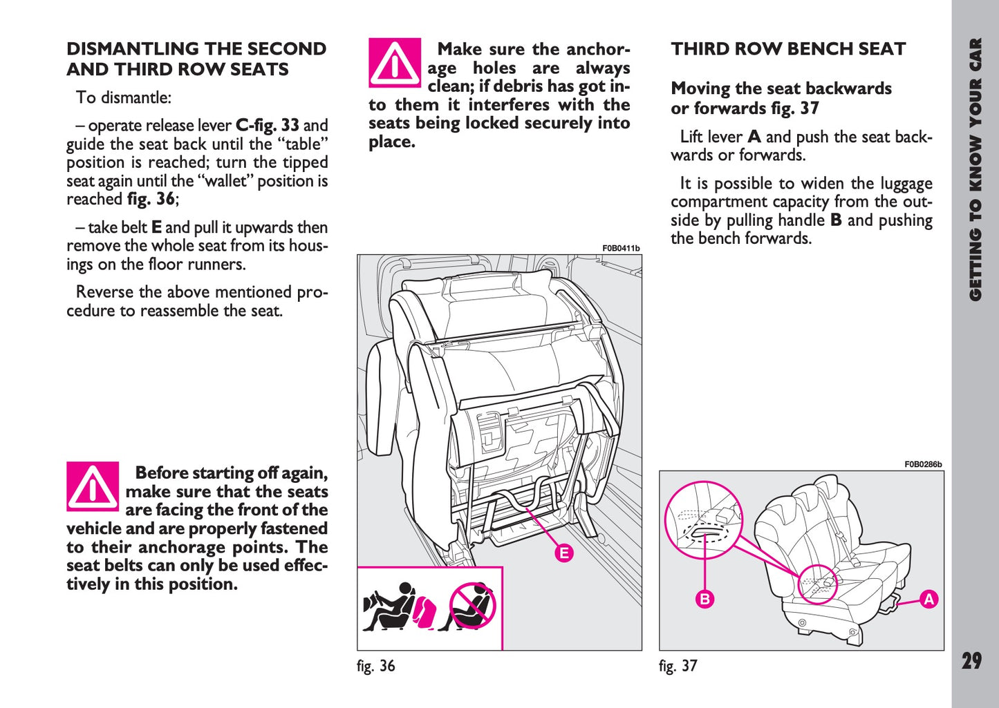 2009-2010 Fiat Ulysse Owner's Manual | English