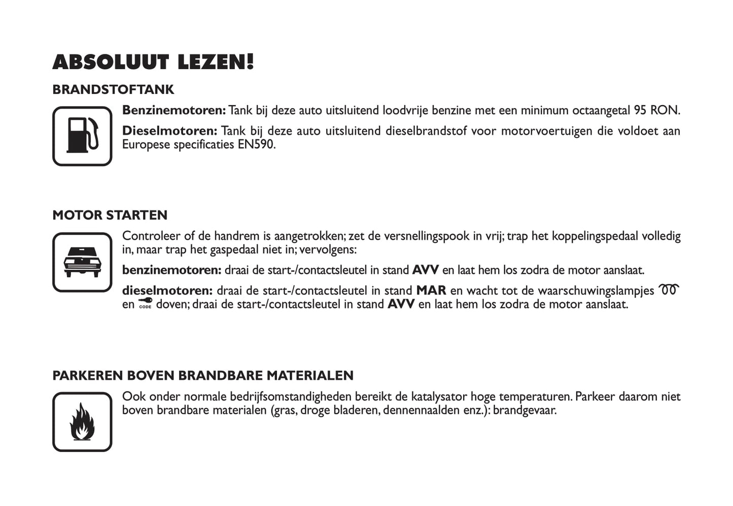 2000-2001 Fiat Ducato Owner's Manual | Dutch
