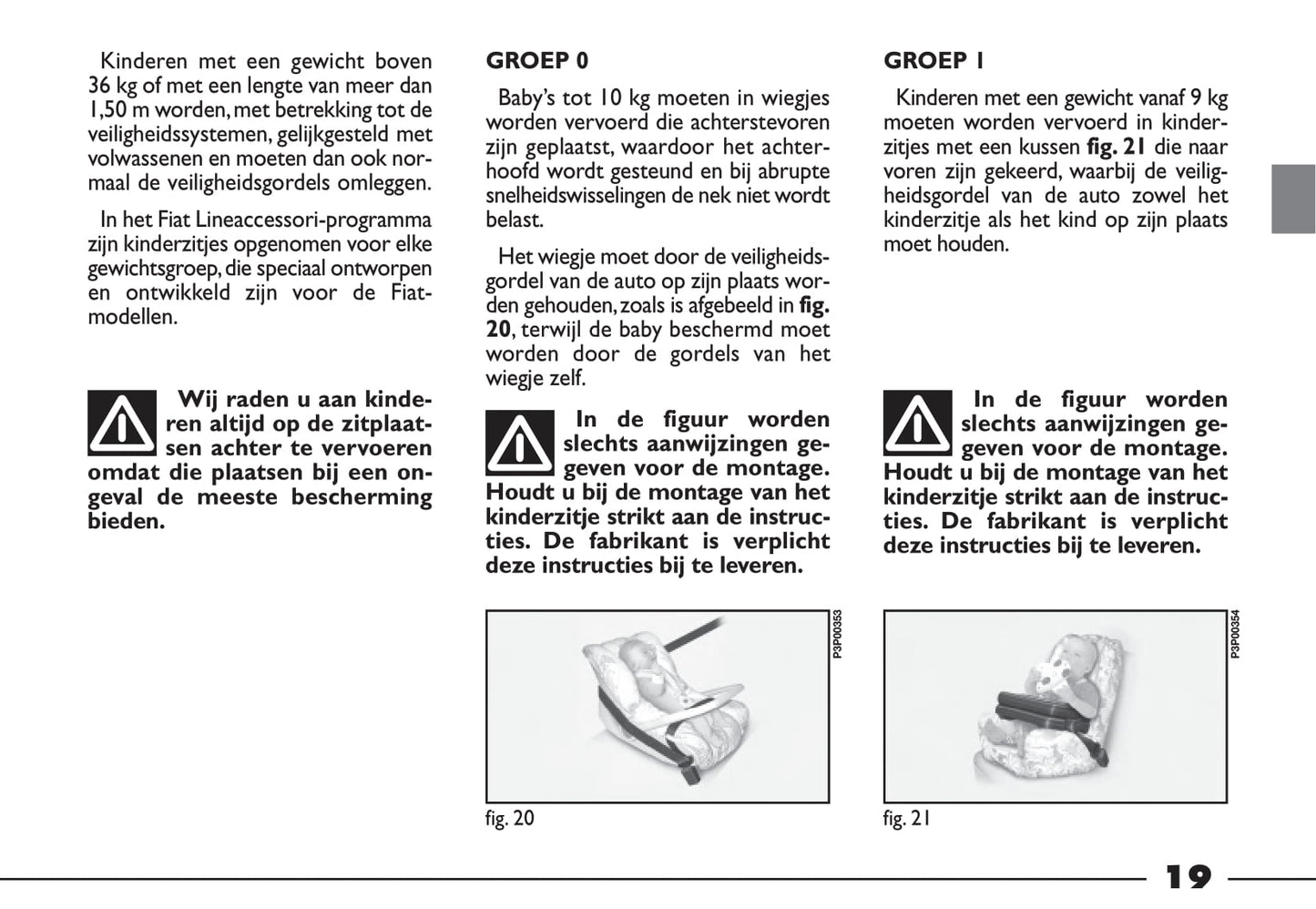 2000-2001 Fiat Ducato Owner's Manual | Dutch