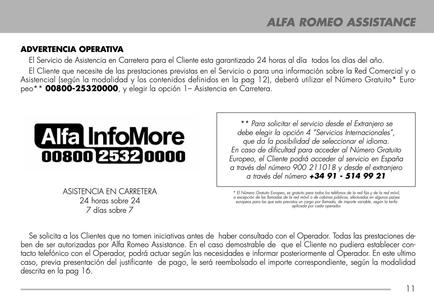 Alfa Romeo Libro De Garantía Y Servivios 2009 - 2011