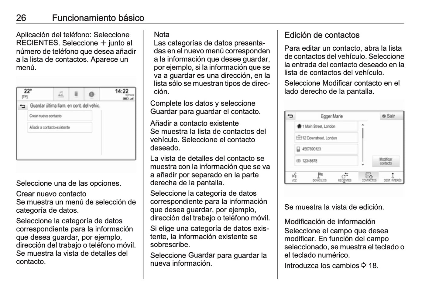 Opel Astra Manual de infoentretenimiento 2015 - 2019