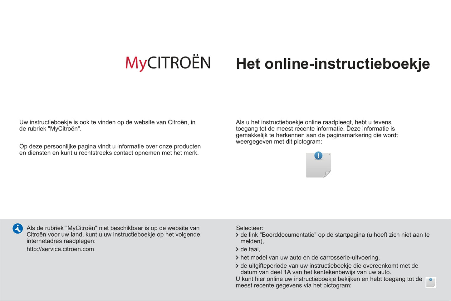 2013-2017 Citroën C4 Picasso/Grand C4 Picasso Manuel du propriétaire | Néerlandais