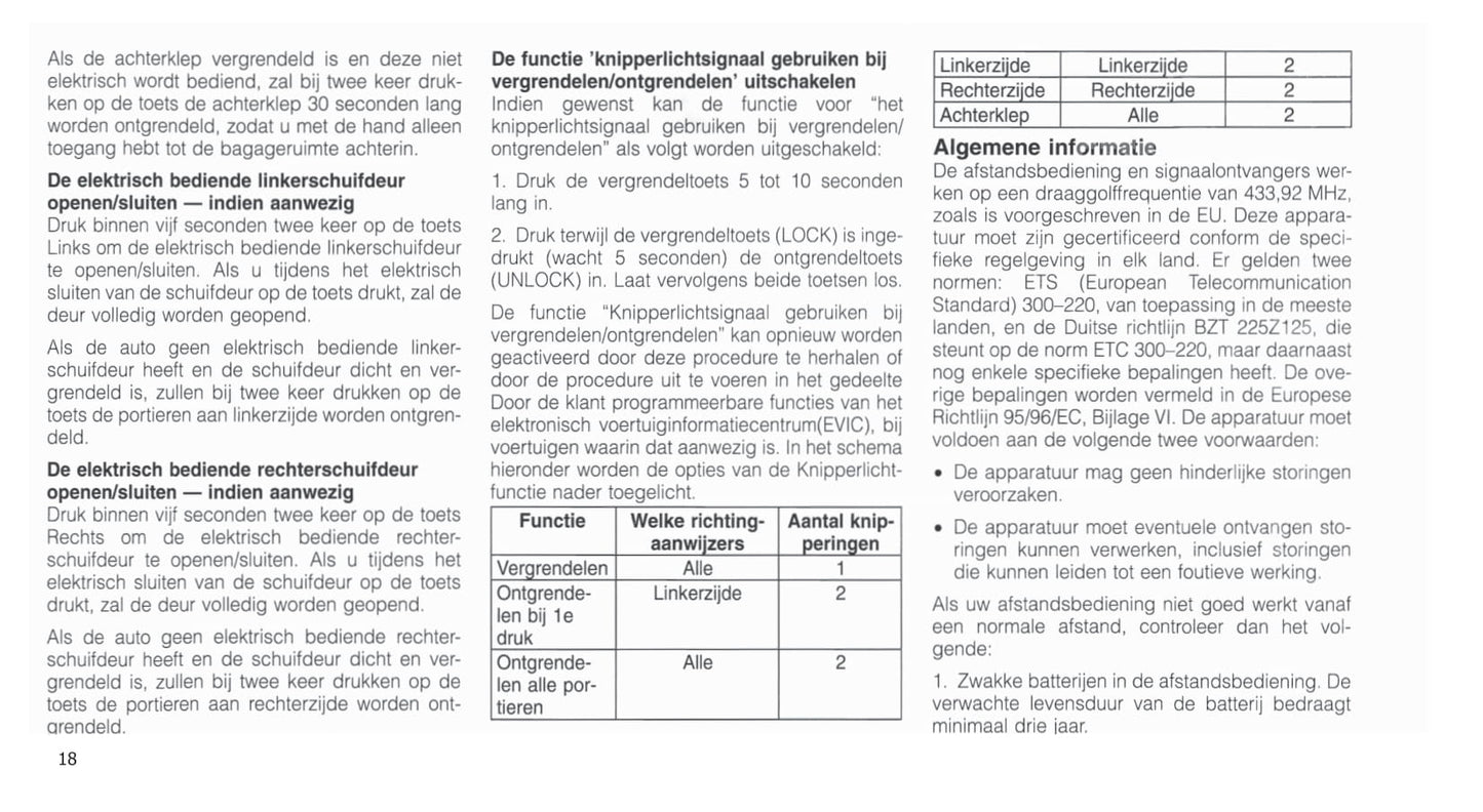 2001-2007 Chrysler Voyager Manuel du propriétaire | Néerlandais