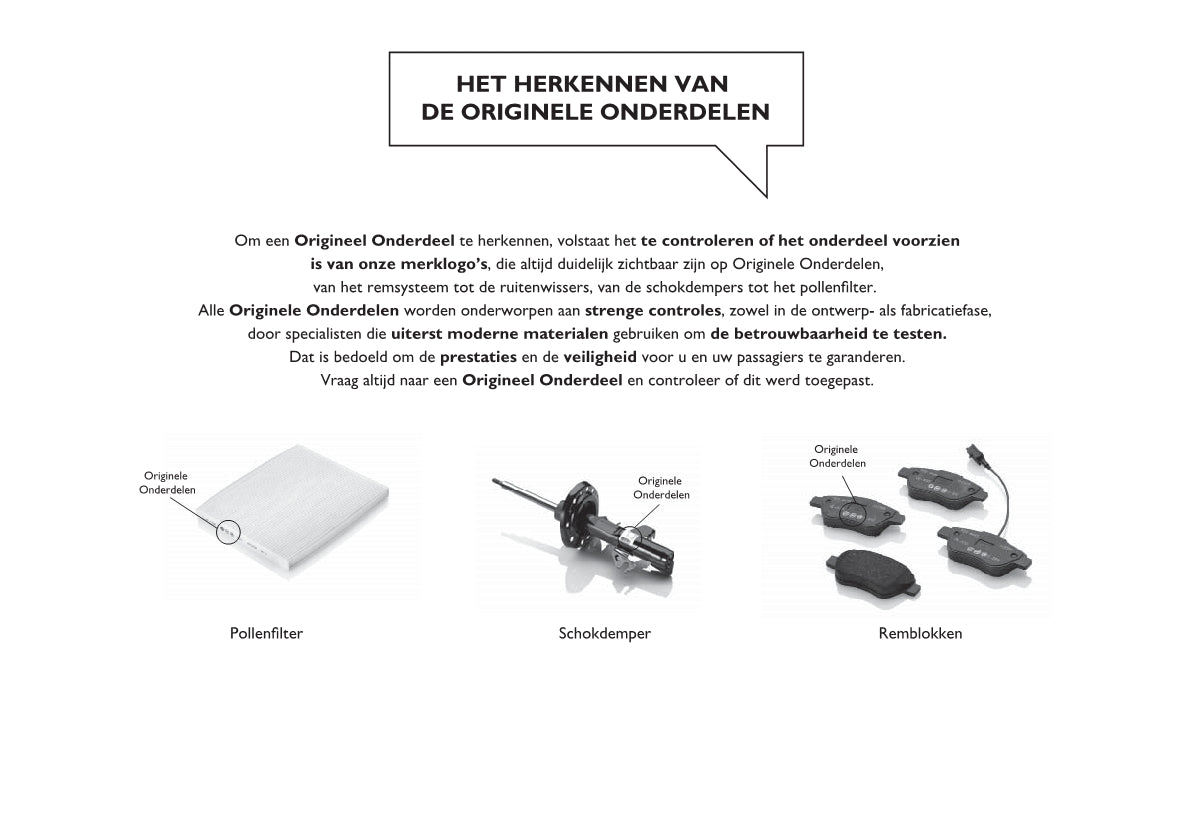2012-2013 Fiat 500 Owner's Manual | Dutch