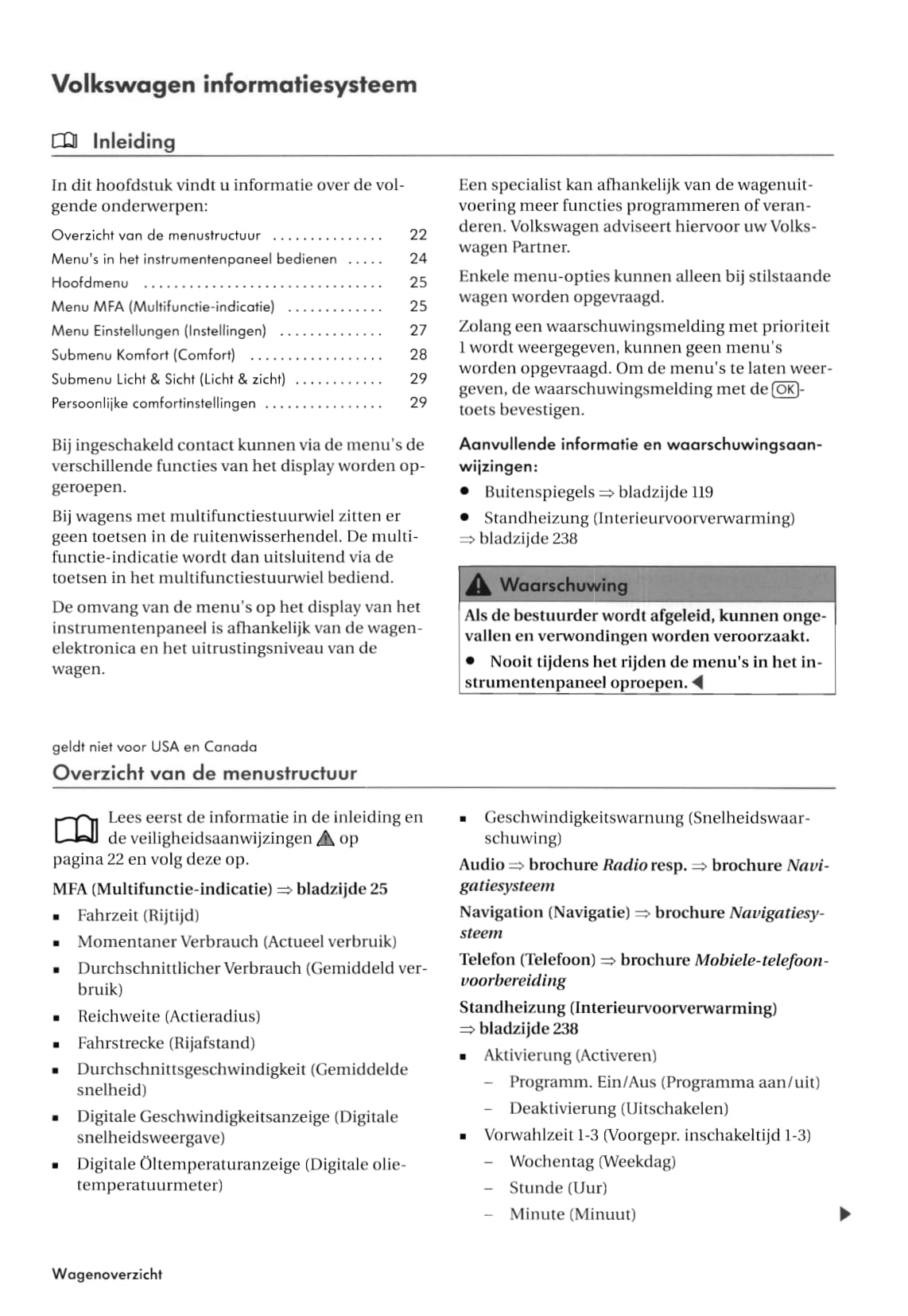 2007-2011 Volkswagen Tiguan Manuel du propriétaire | Néerlandais