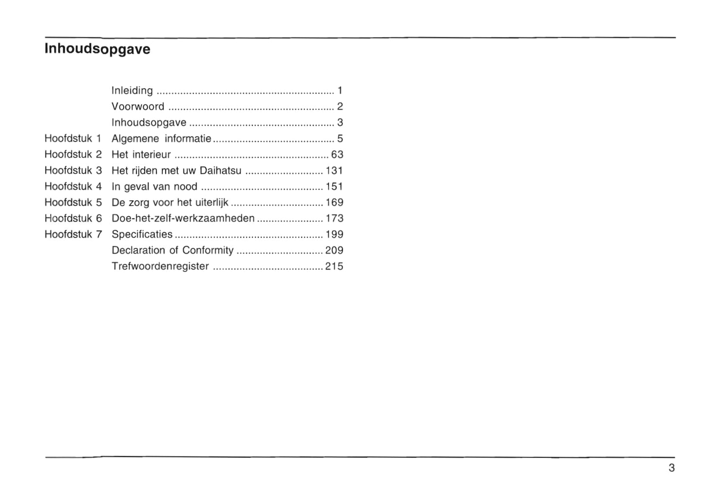 2007-2015 Daihatsu Materia Owner's Manual | Dutch