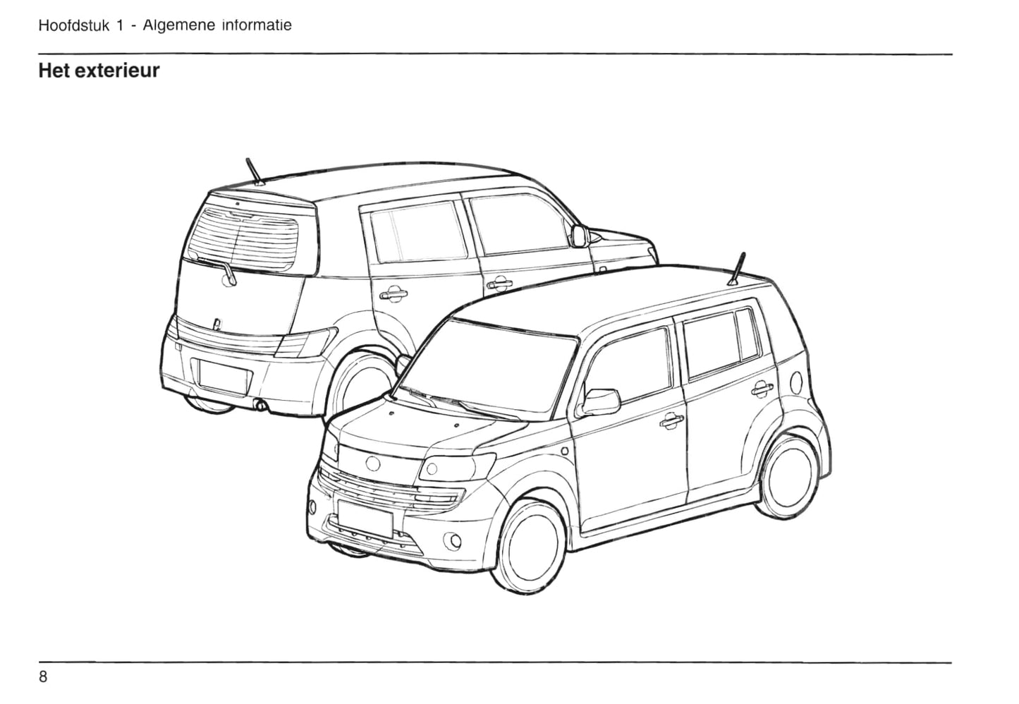 2007-2015 Daihatsu Materia Owner's Manual | Dutch