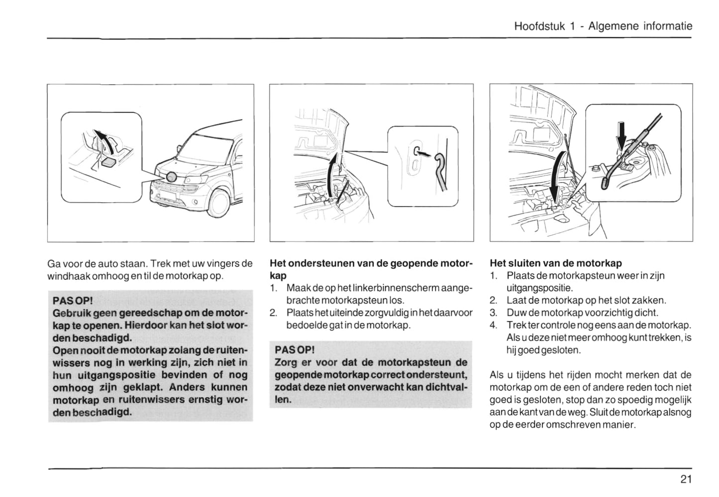 2007-2015 Daihatsu Materia Owner's Manual | Dutch