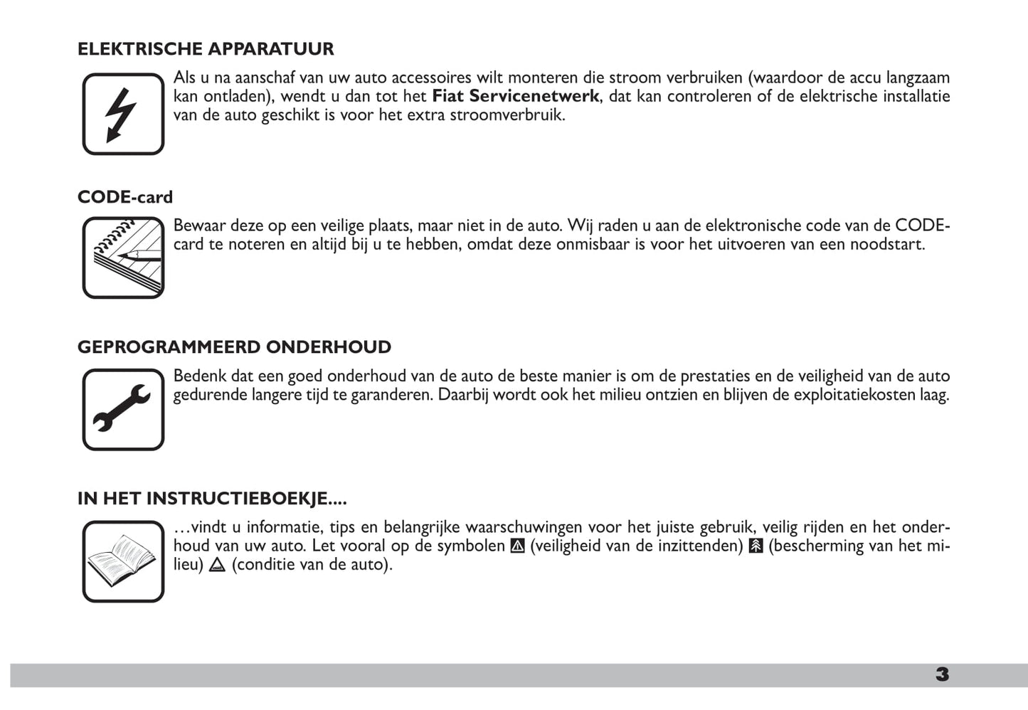 2005-2010 Fiat Doblò Manuel du propriétaire | Néerlandais