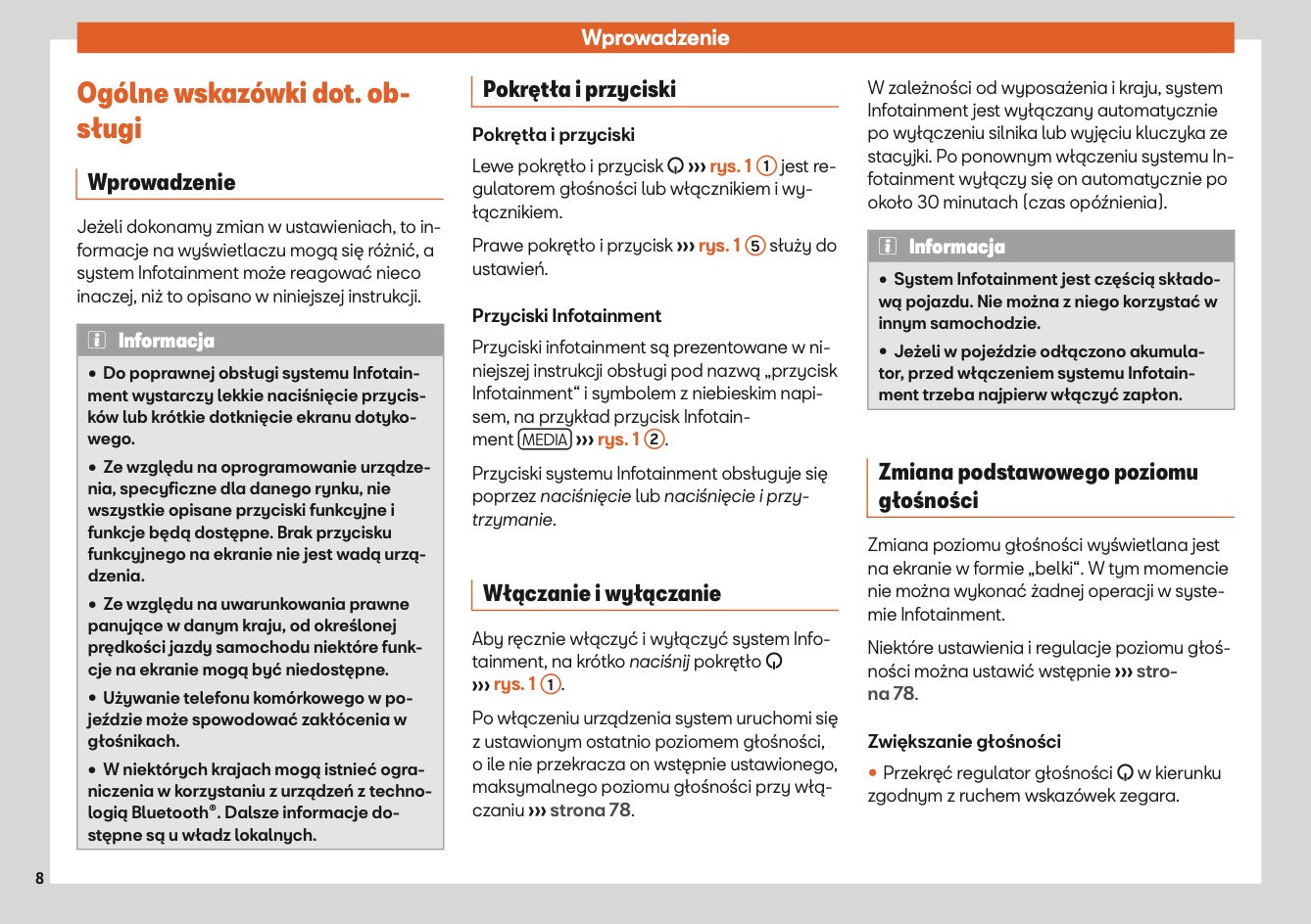 Seat Alhambra Media System Plus & Navi System Instrukcja obsługi