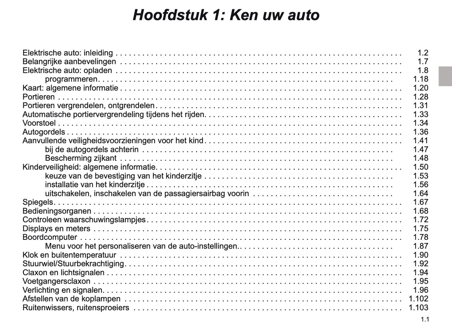 2019-2021 Renault Zoe Manuel du propriétaire | Néerlandais