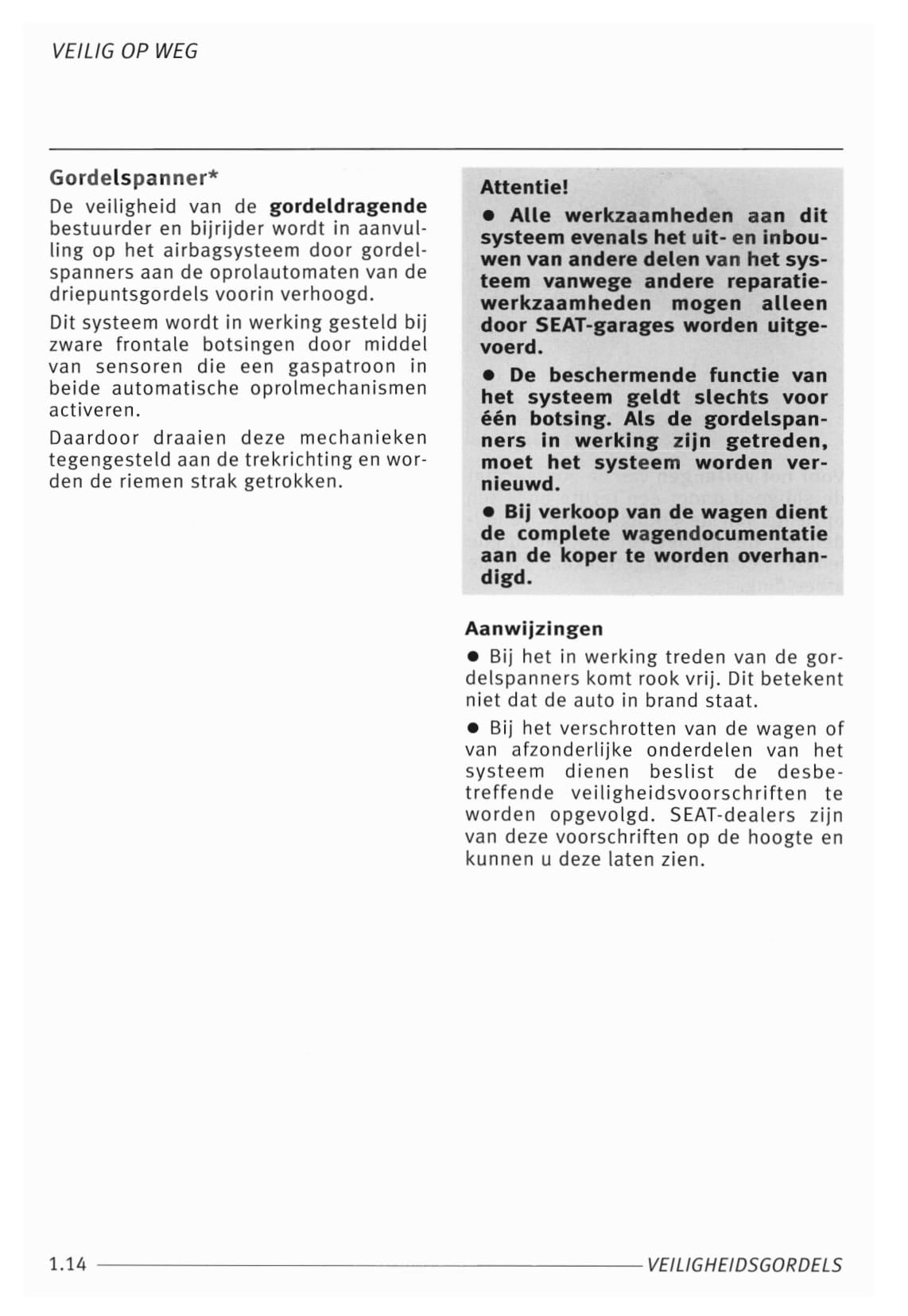 1999-2002 Seat Ibiza Manuel du propriétaire | Néerlandais