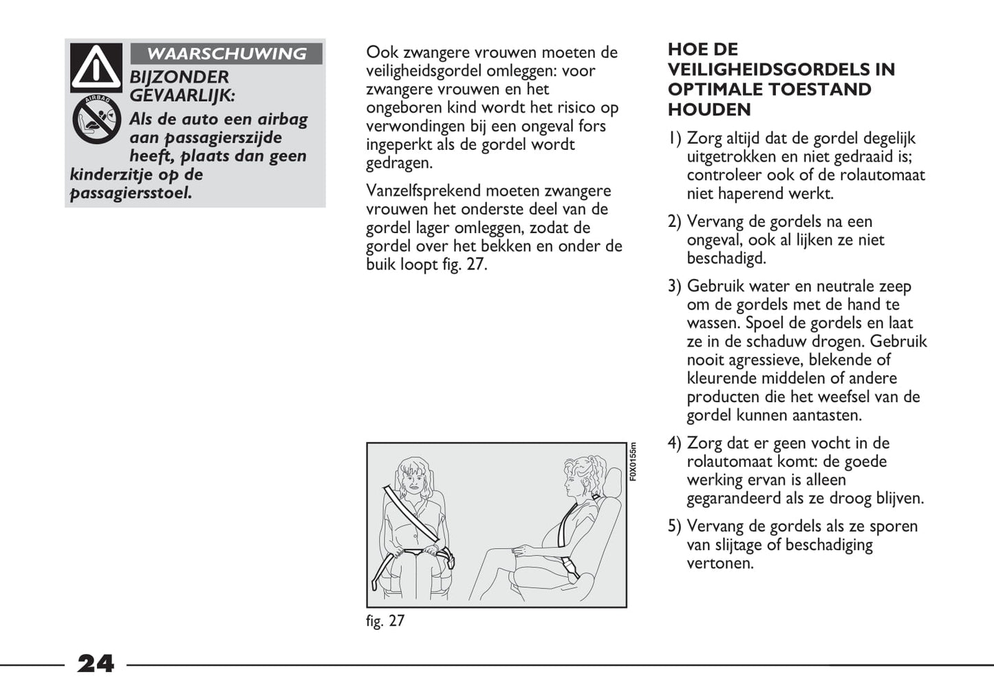 2012-2013 Fiat Strada Owner's Manual | Dutch