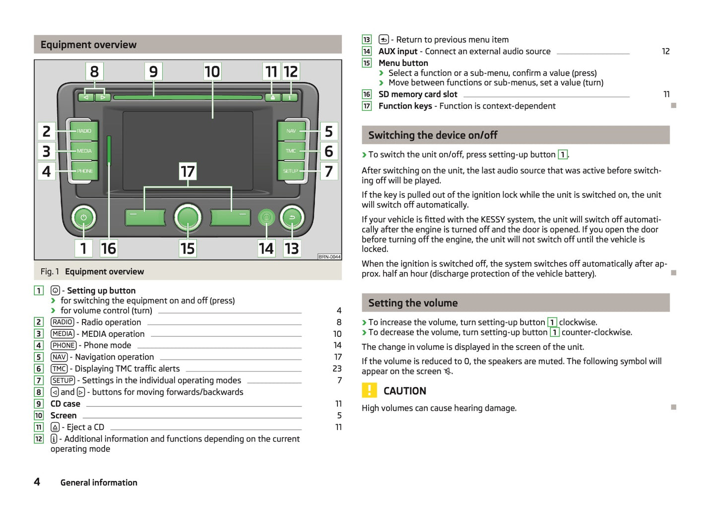 Skoda Amundsen+ Navigation System Manuel du propriétaire 2013