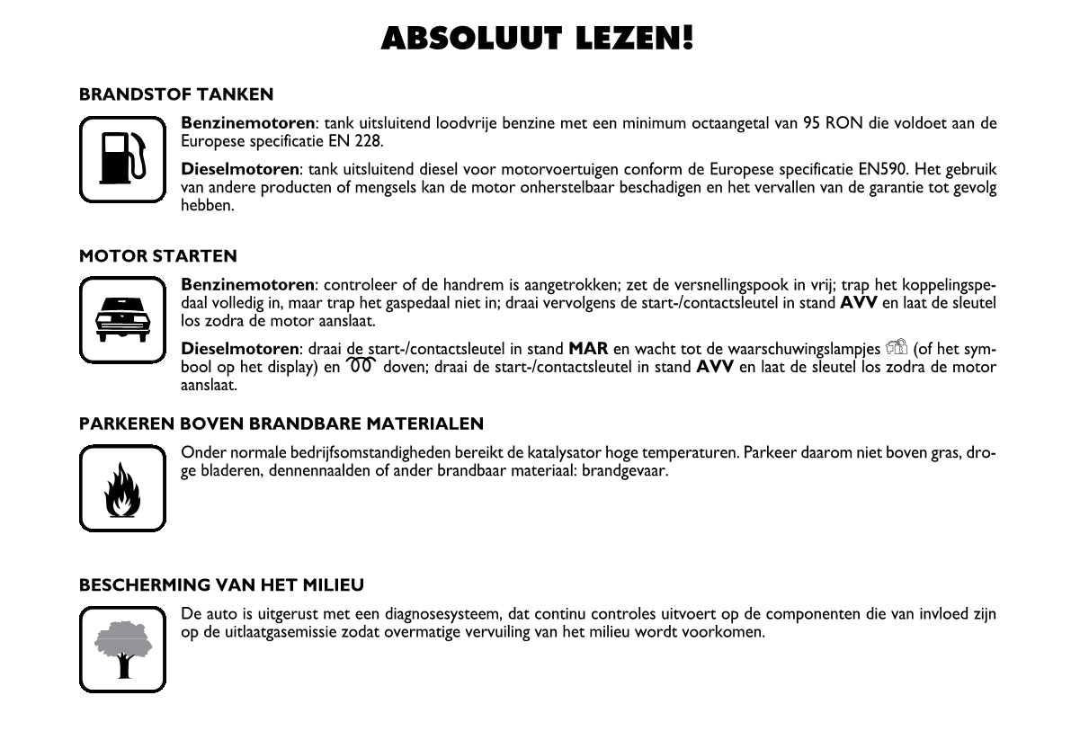 2008-2009 Fiat Bravo Owner's Manual | Dutch