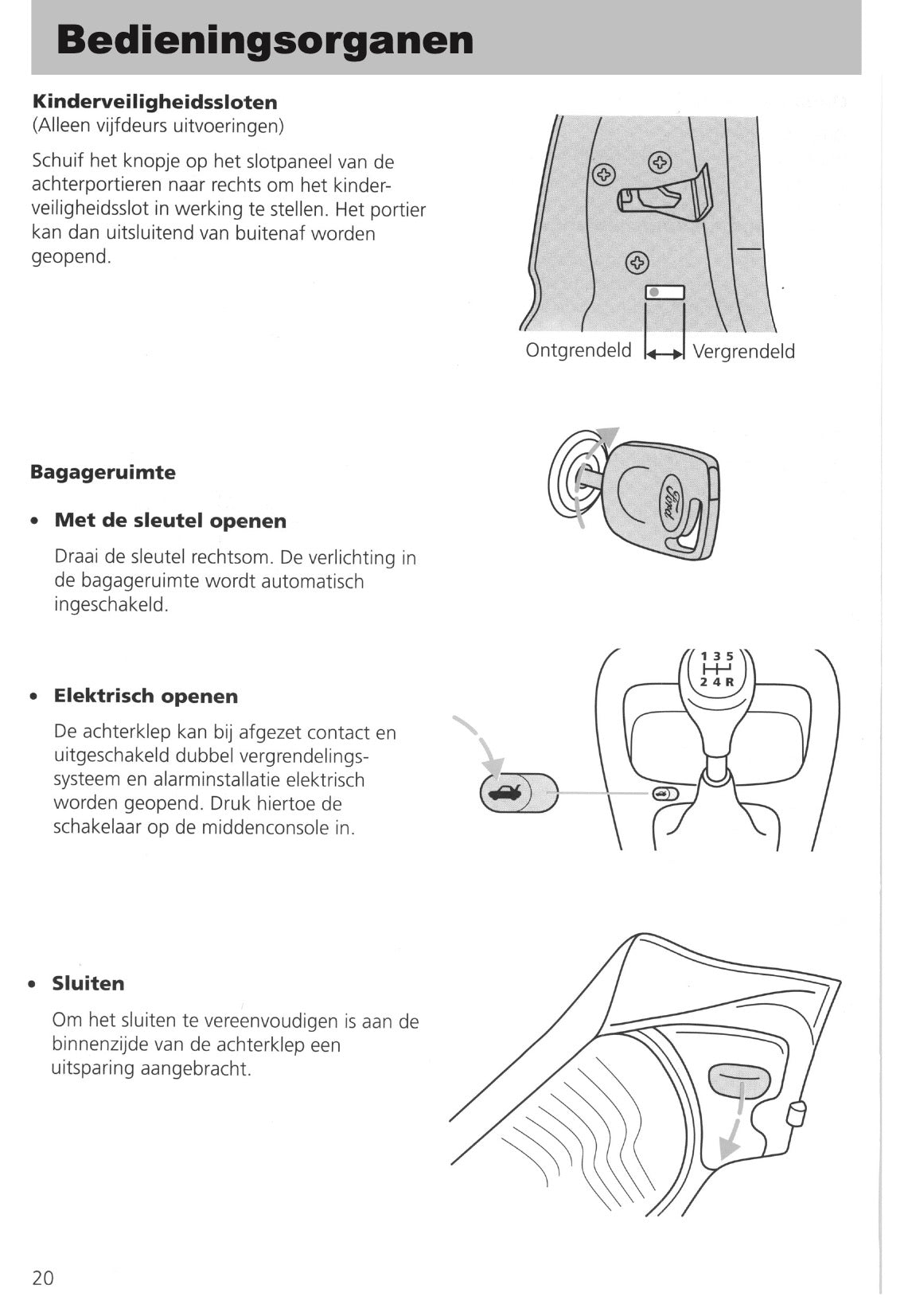 1995-1999 Ford Fiesta Manuel du propriétaire | Néerlandais