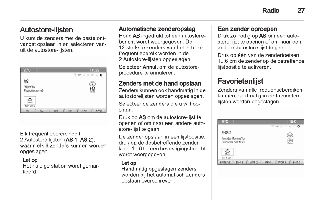 Opel Mokka Infotainment System Handleiding 2012 - 2016