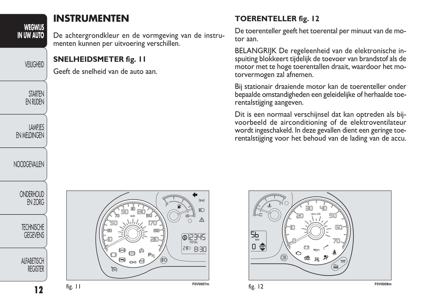 2013-2014 Fiat Doblò Owner's Manual | Dutch