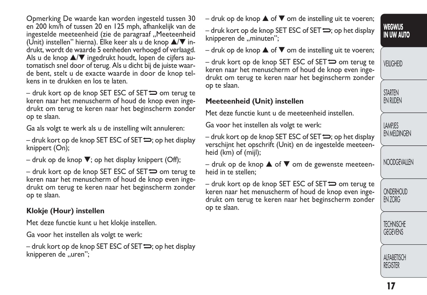 2013-2014 Fiat Doblò Owner's Manual | Dutch