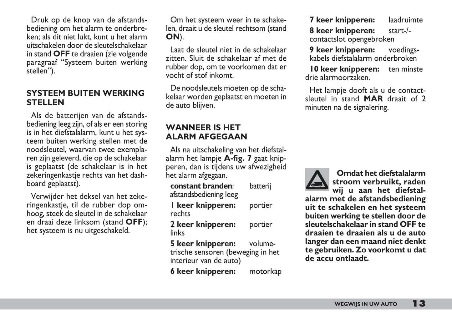 2001-2002 Fiat Ducato Owner's Manual | Dutch