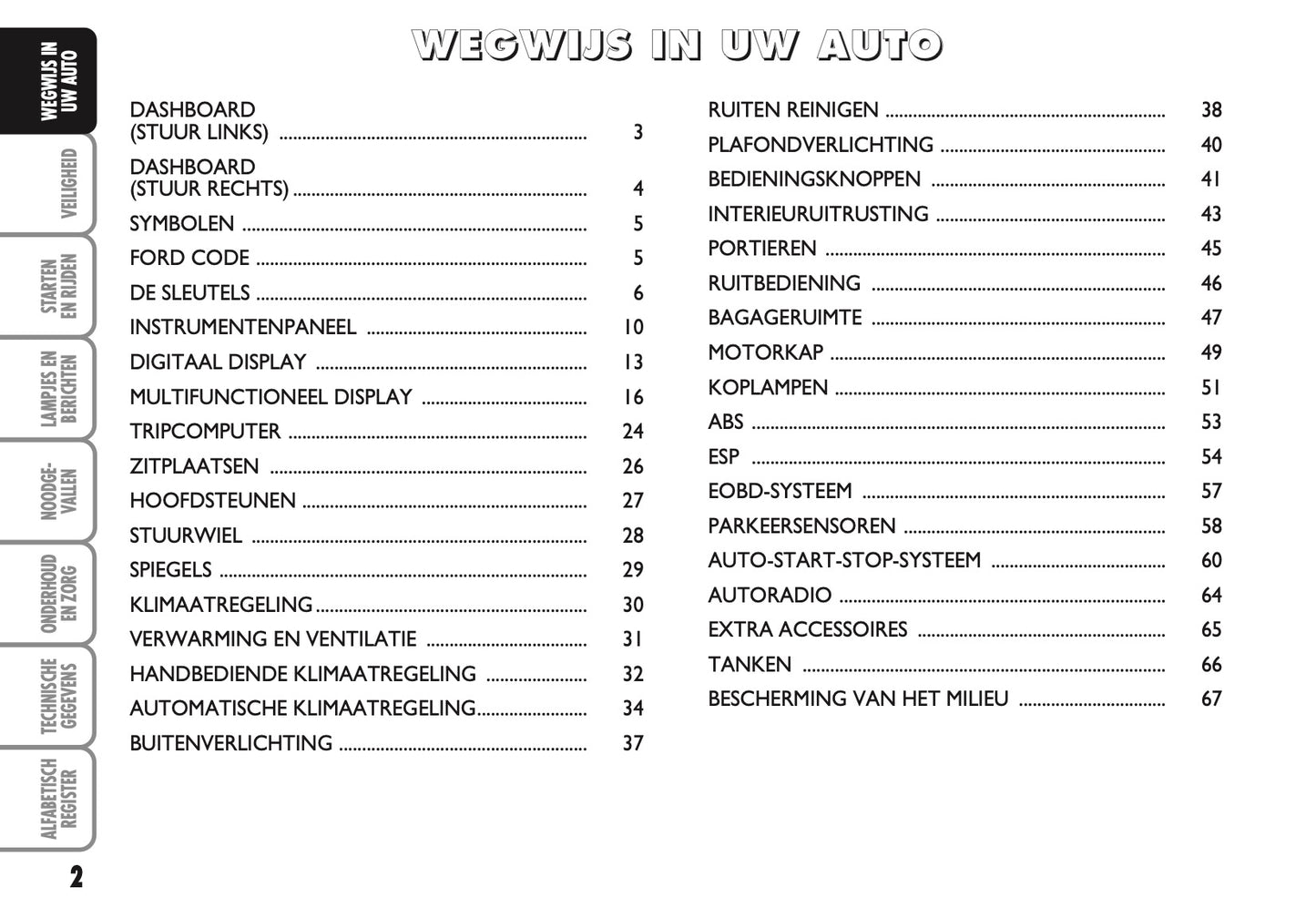 2010-2014 Ford Ka Manuel du propriétaire | Néerlandais