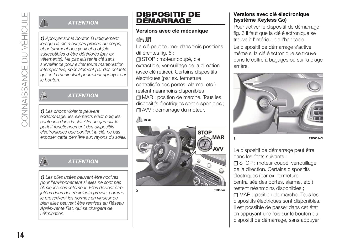 2018-2020 Fiat 500X Manuel du propriétaire | Français