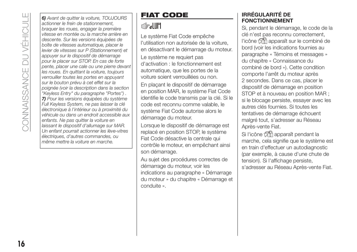 2018-2020 Fiat 500X Manuel du propriétaire | Français