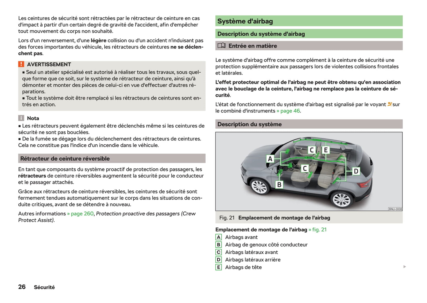 2018-2020 Skoda Karoq Manuel du propriétaire | Français