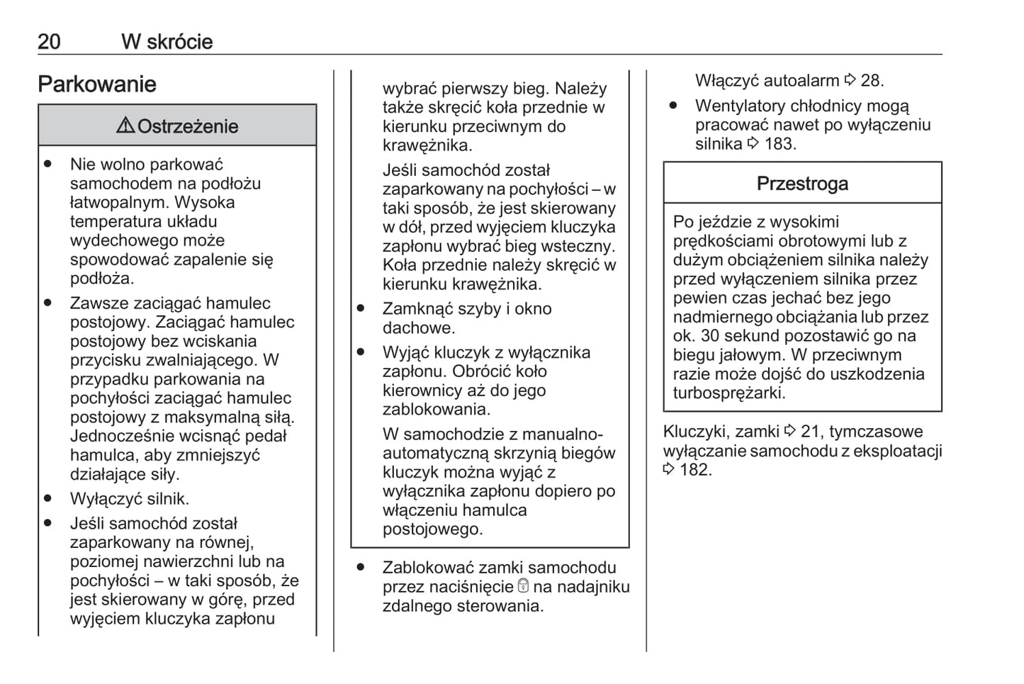 2016 Opel Adam Owner's Manual | Polish