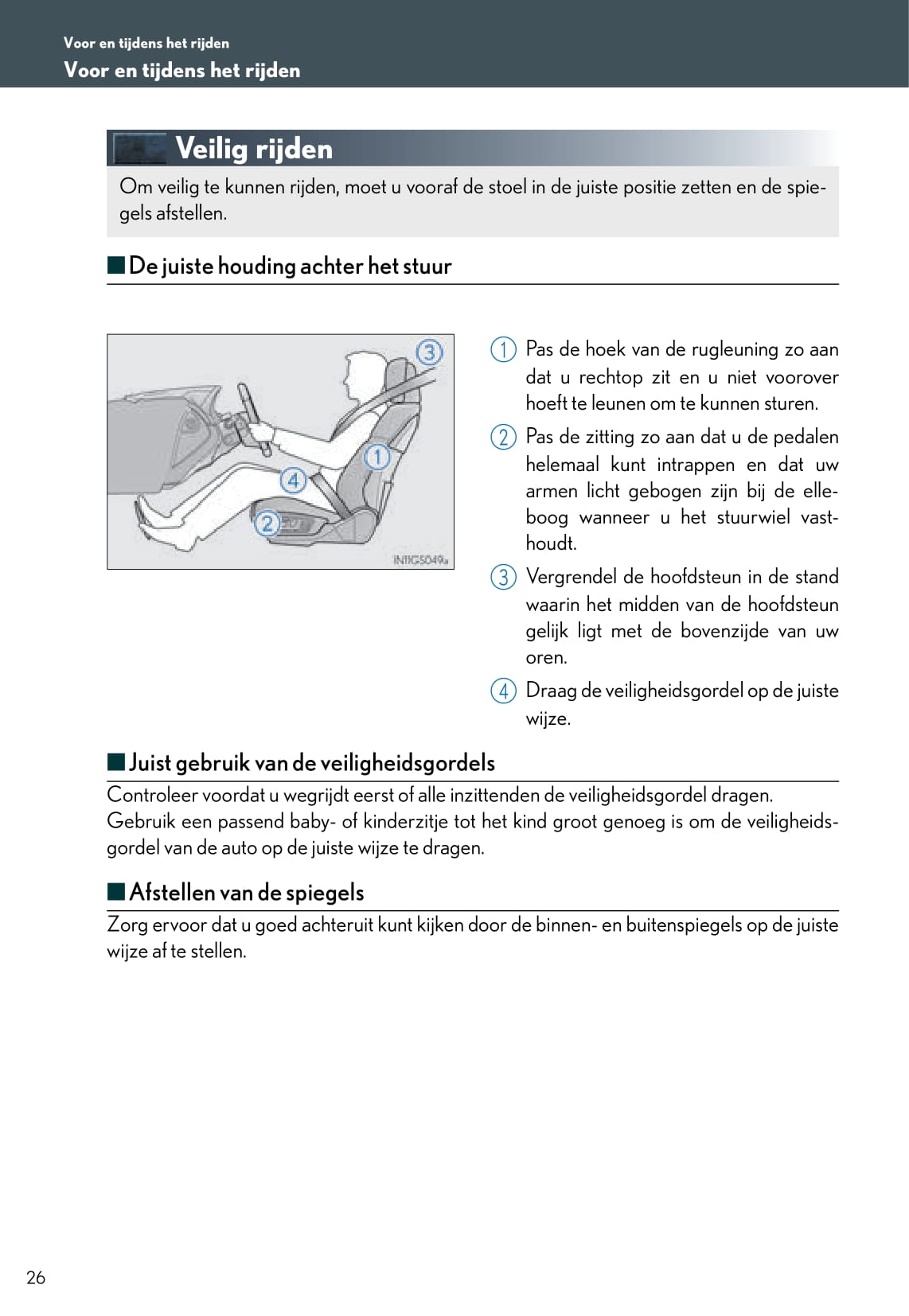 2013-2014 Lexus GS 300h/GS 450h Owner's Manual | Dutch