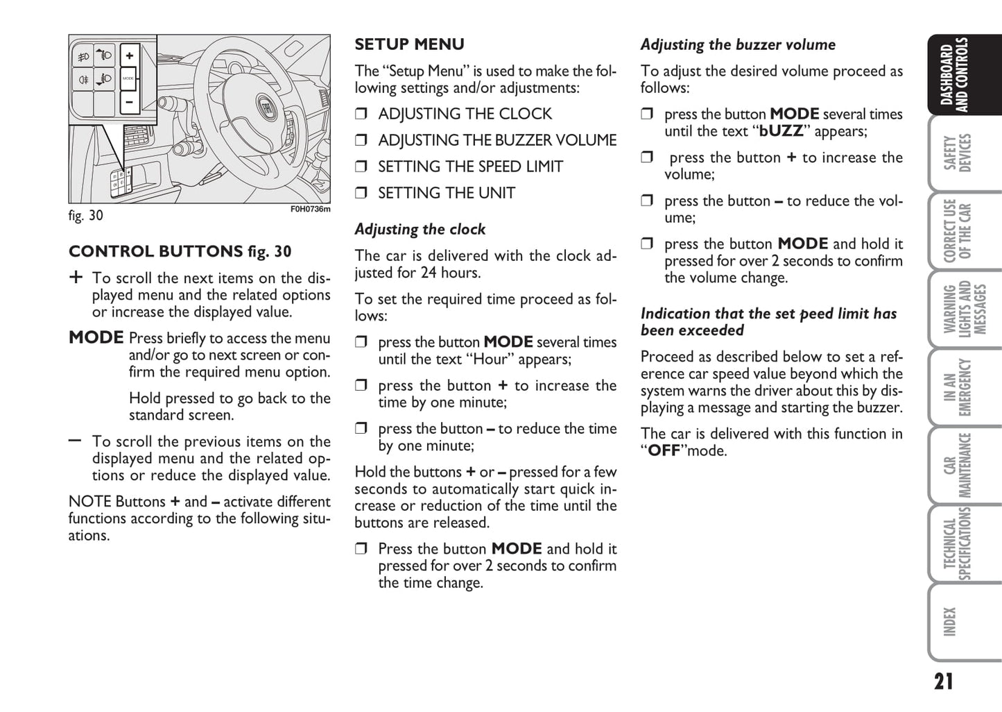 2008-2009 Fiat Idea Owner's Manual | English