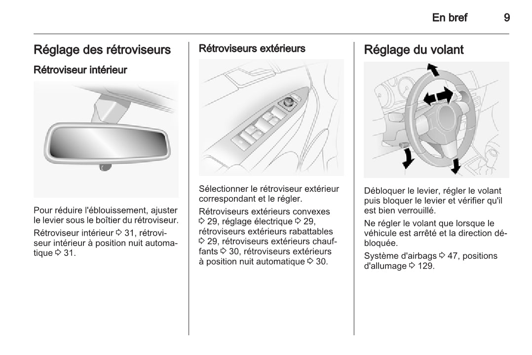 2010-2015 Opel Antara Manuel du propriétaire | Français