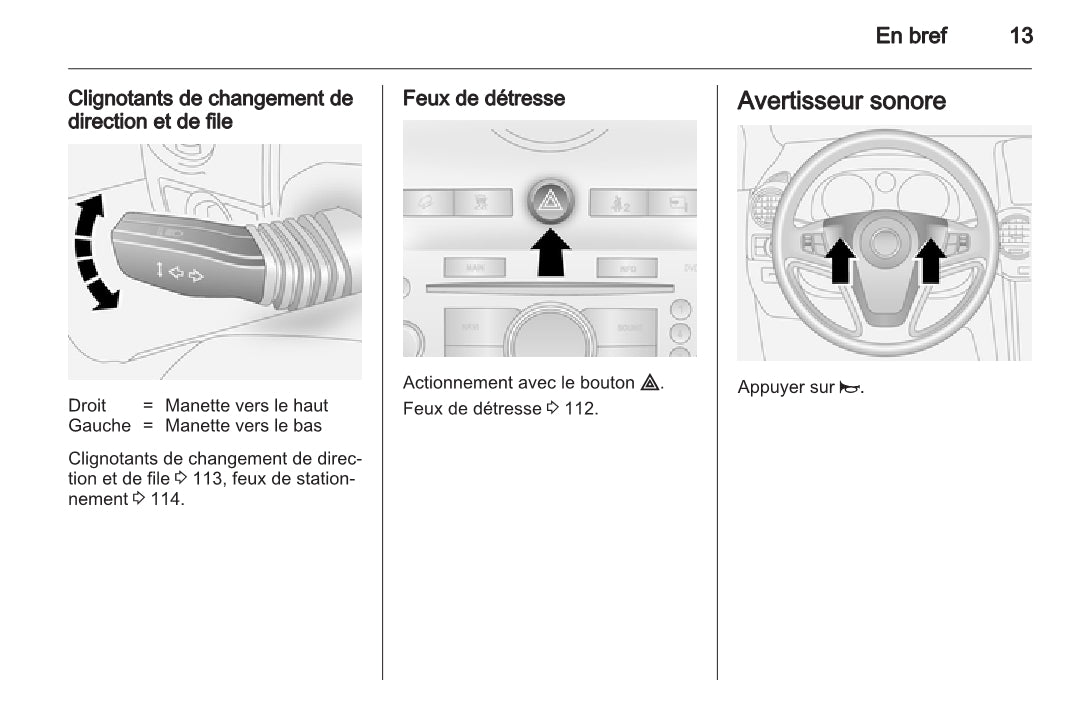 2010-2015 Opel Antara Manuel du propriétaire | Français