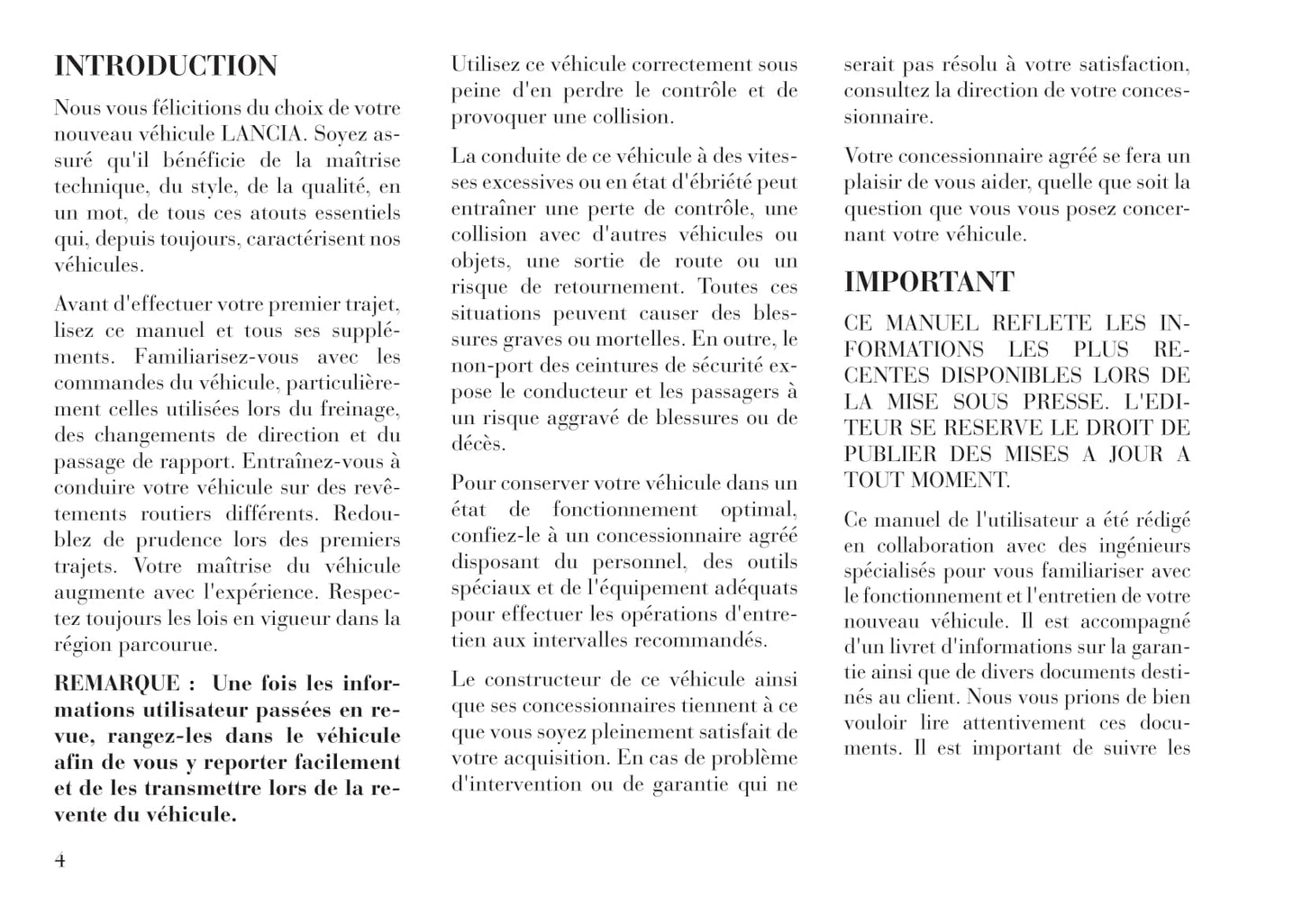 2011-2014 Lancia Thema Manuel du propriétaire | Français
