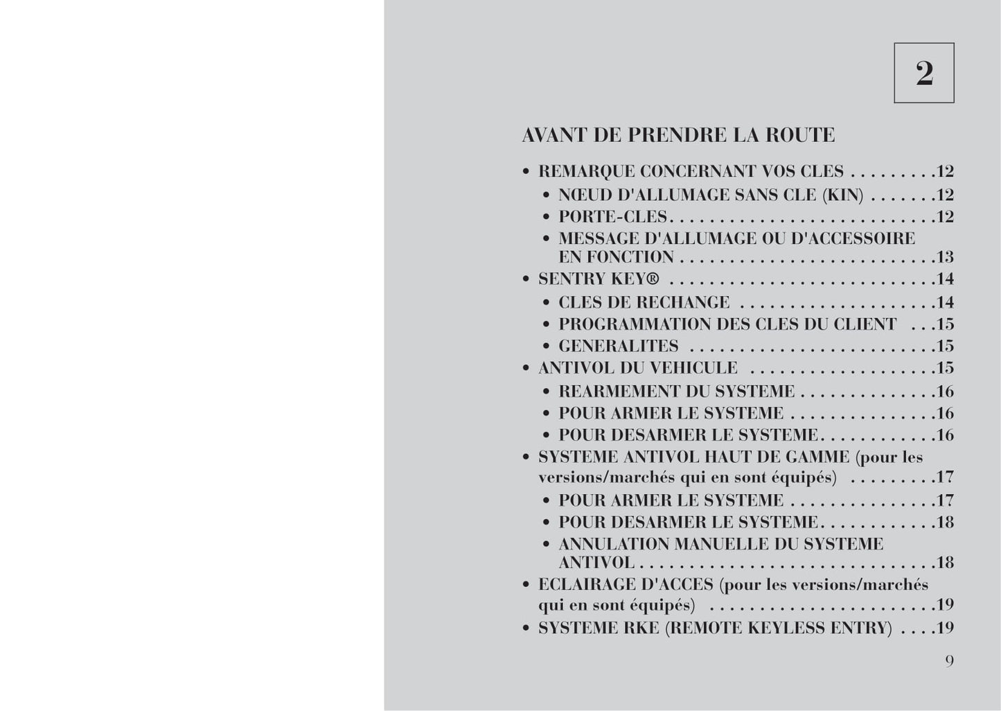 2011-2014 Lancia Thema Manuel du propriétaire | Français