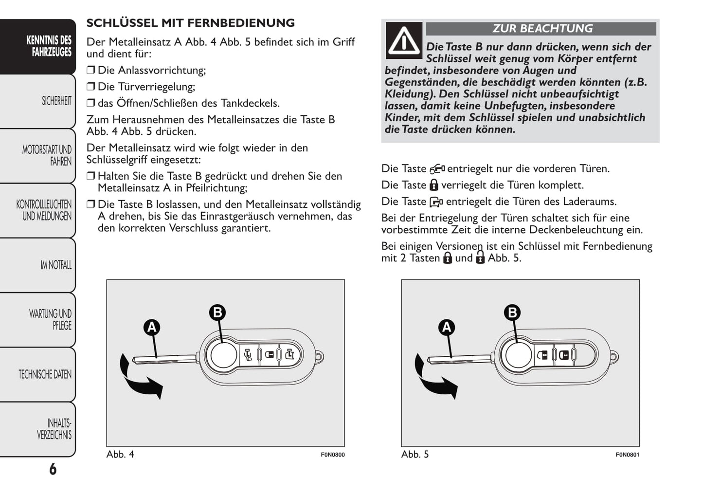 2013-2014 Fiat Ducato/Ductato Euro 5 Owner's Manual | German