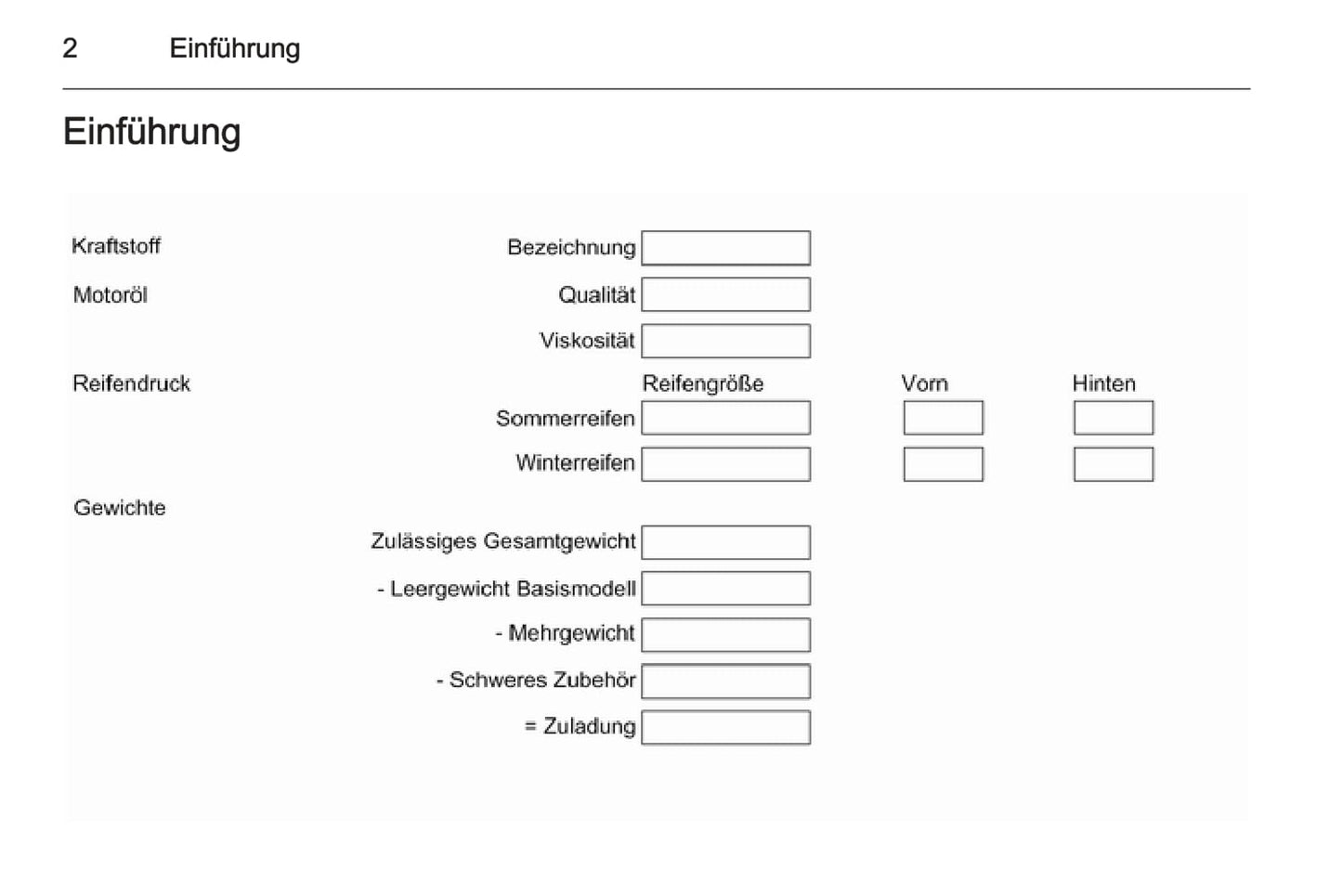 2012-2014 Opel Vivaro Owner's Manual | German