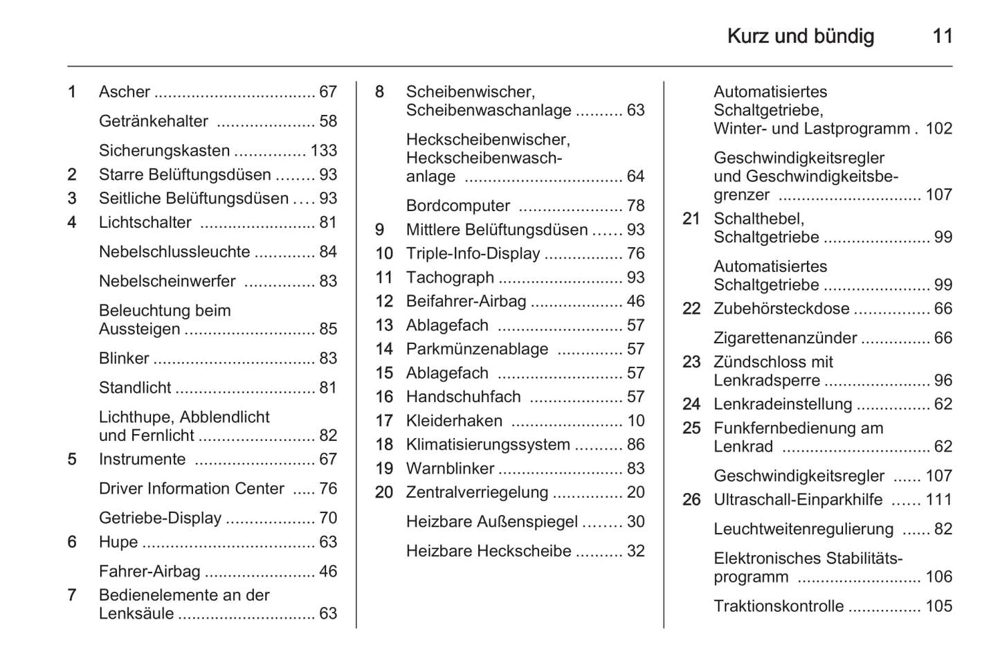 2012-2014 Opel Vivaro Owner's Manual | German