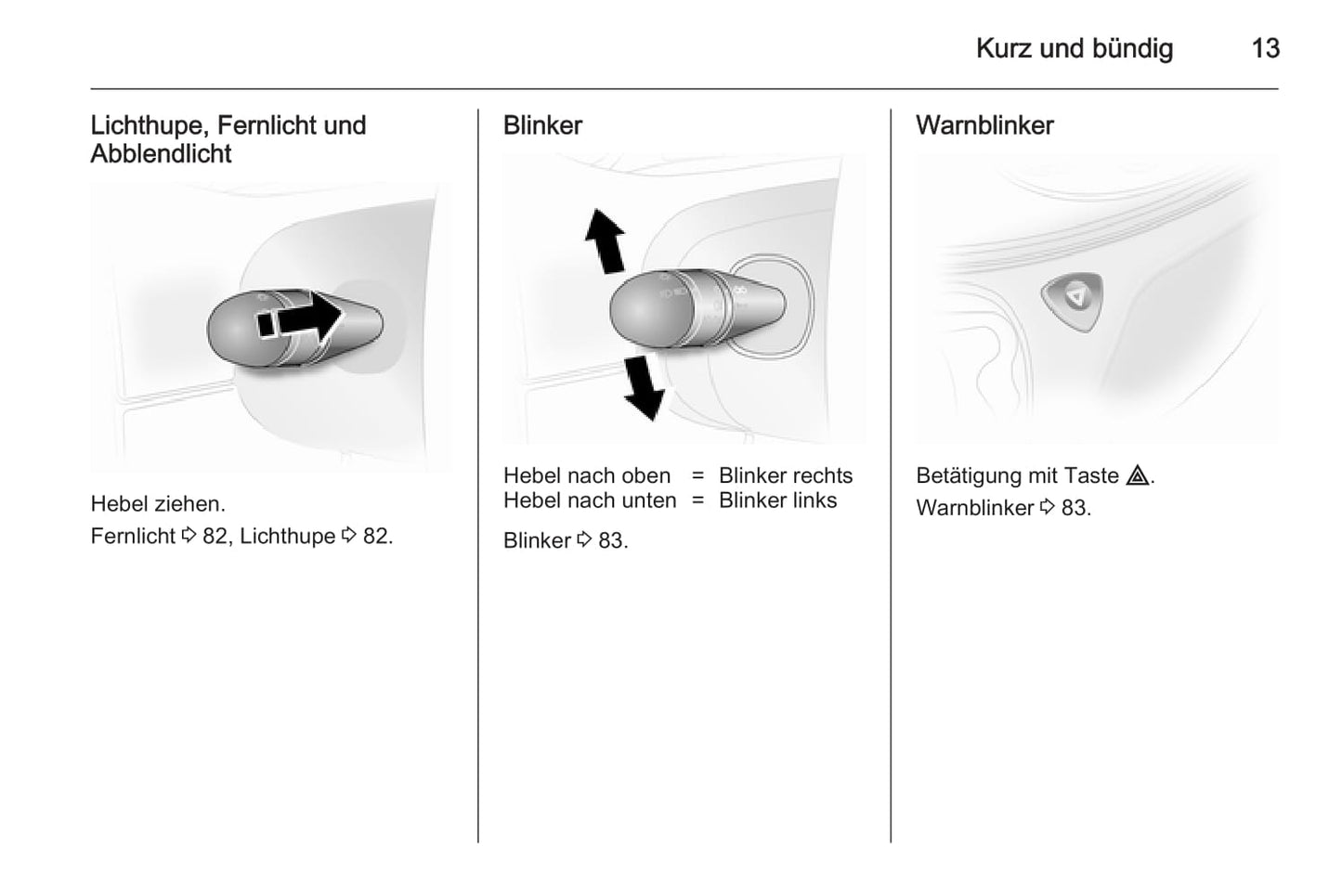 2012-2014 Opel Vivaro Owner's Manual | German