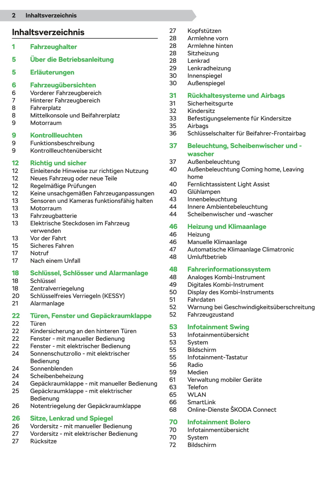 2019-2023 Skoda Scala Manuel du propriétaire | Allemand