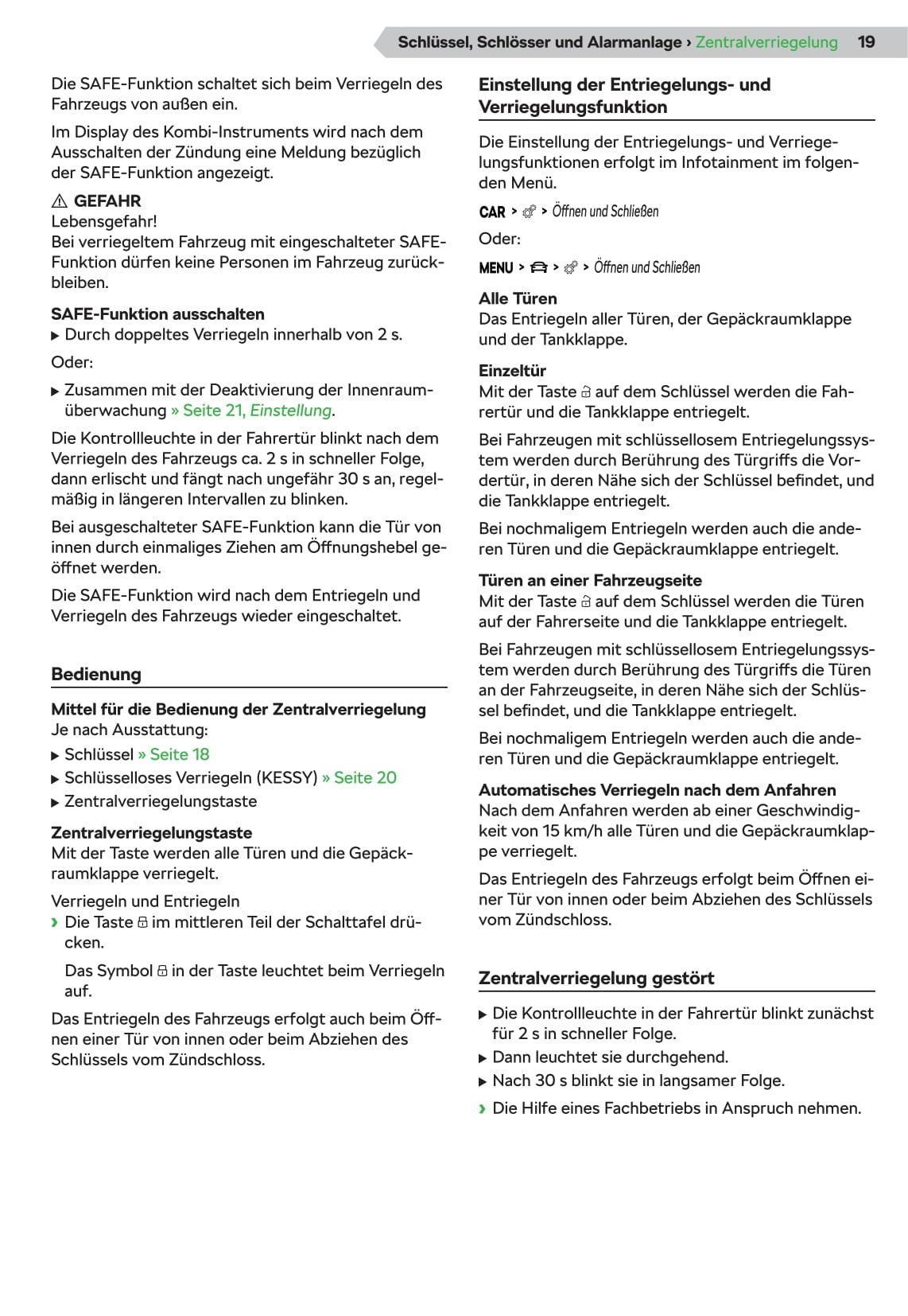 2019-2023 Skoda Scala Manuel du propriétaire | Allemand