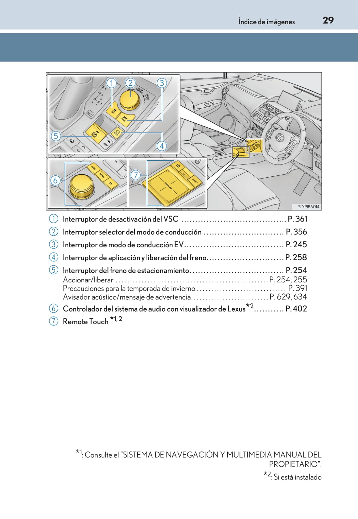 2016-2017 Lexus NX 300h Owner's Manual | Spanish