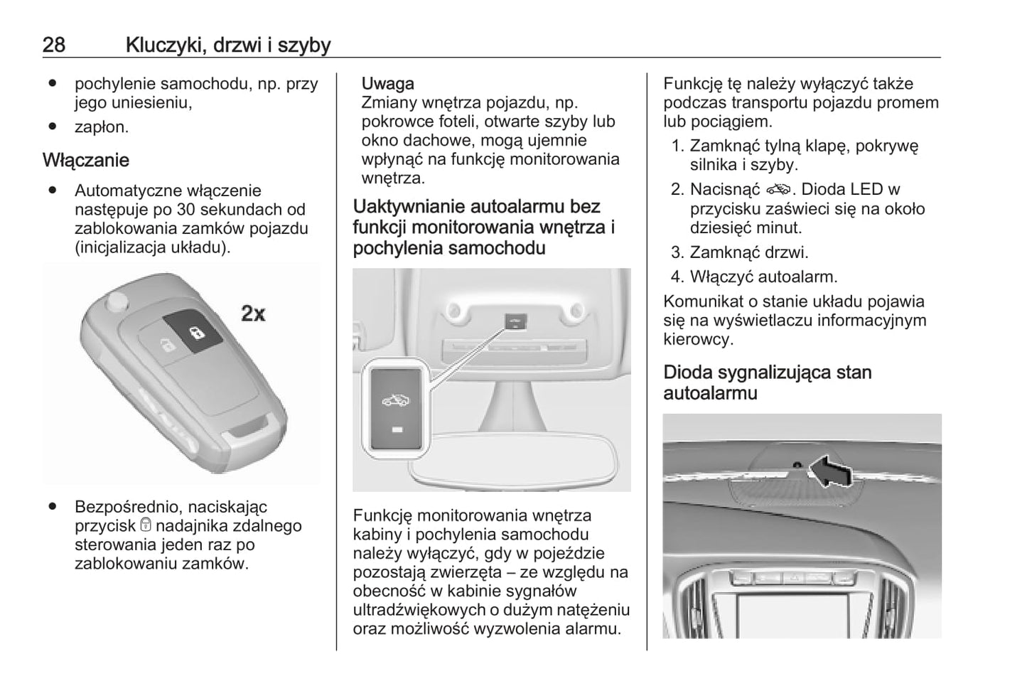 2016-2020 Opel Zafira/Zafira Tourer Manuel du propriétaire | Polonais