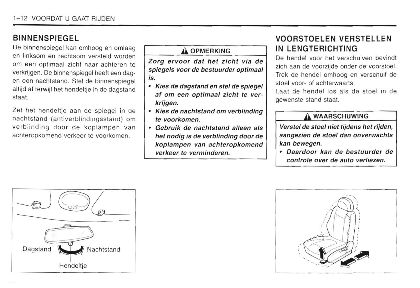 2001-2005 Daewoo Matiz Manuel du propriétaire | Néerlandais