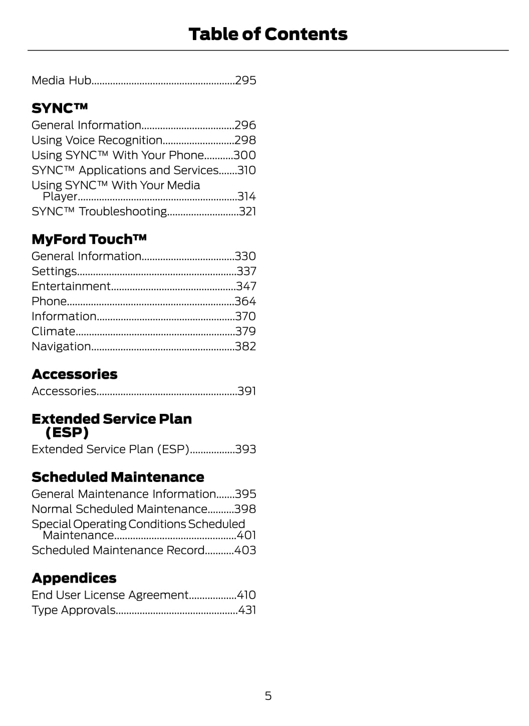 2015 Ford Mustang Owner's Manual | English