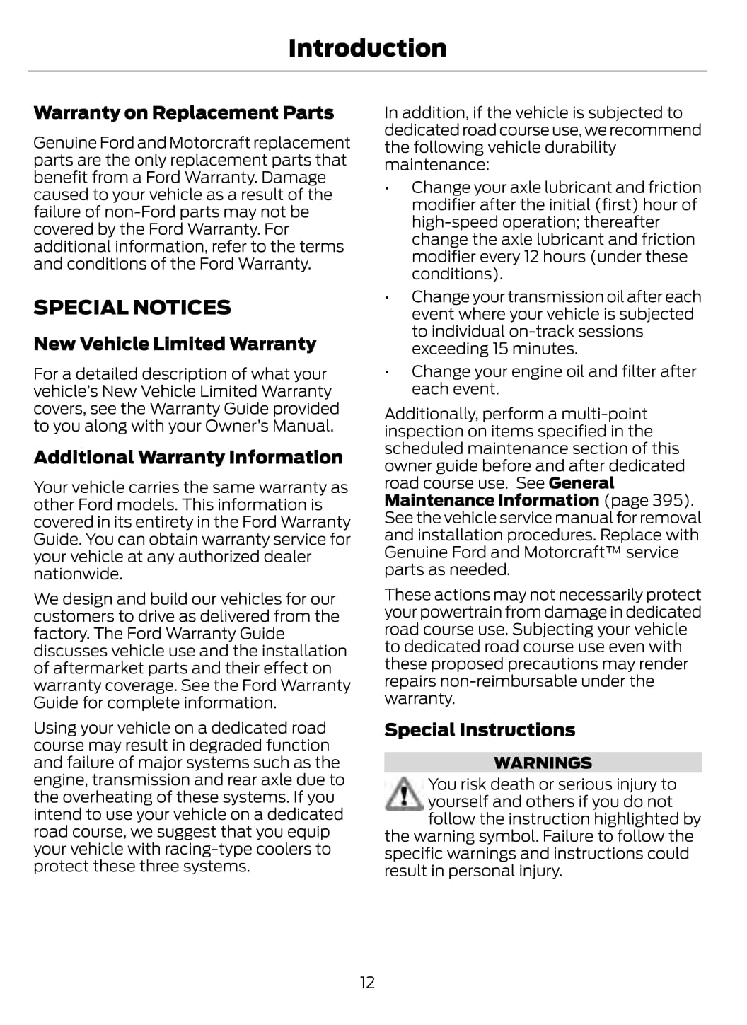 2015 Ford Mustang Owner's Manual | English