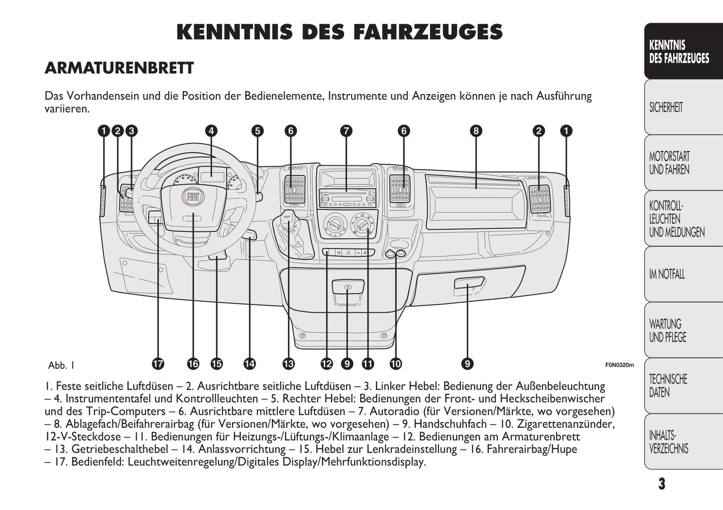 2013-2014 Fiat Nuovo Ducato Euro 4 Manuel du propriétaire | Allemand