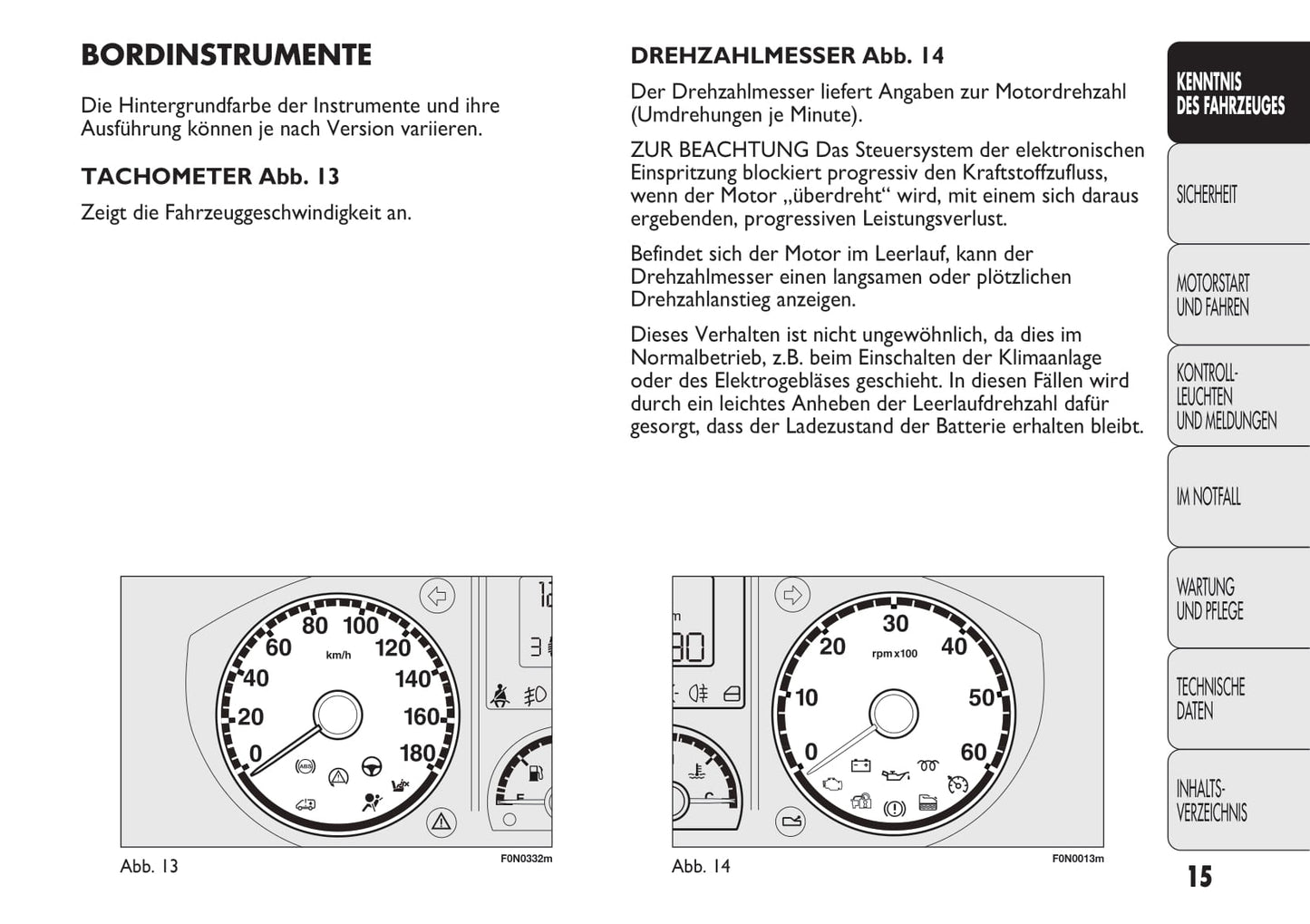 2013-2014 Fiat Nuovo Ducato Euro 4 Manuel du propriétaire | Allemand