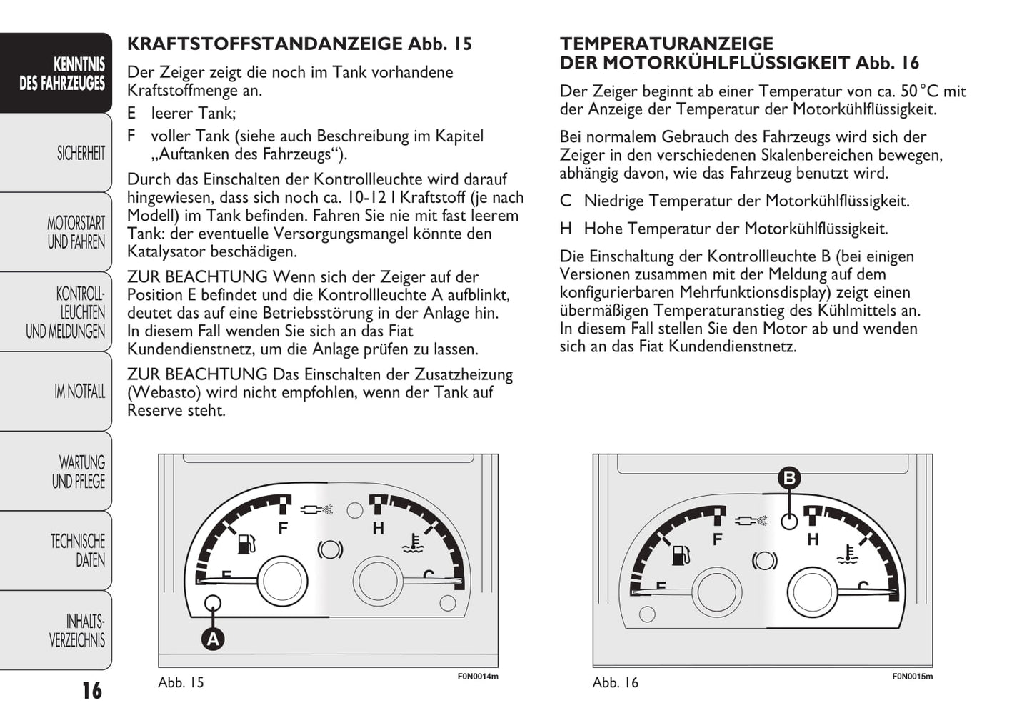 2013-2014 Fiat Nuovo Ducato Euro 4 Manuel du propriétaire | Allemand