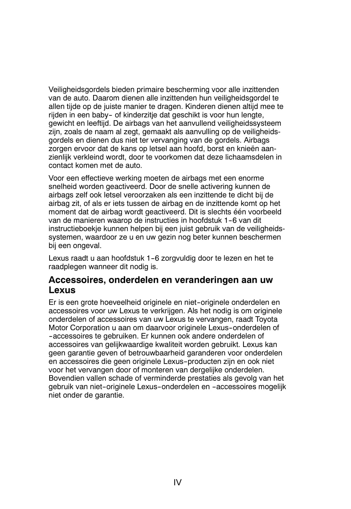 2008-2009 Lexus RX 400h Owner's Manual | Dutch